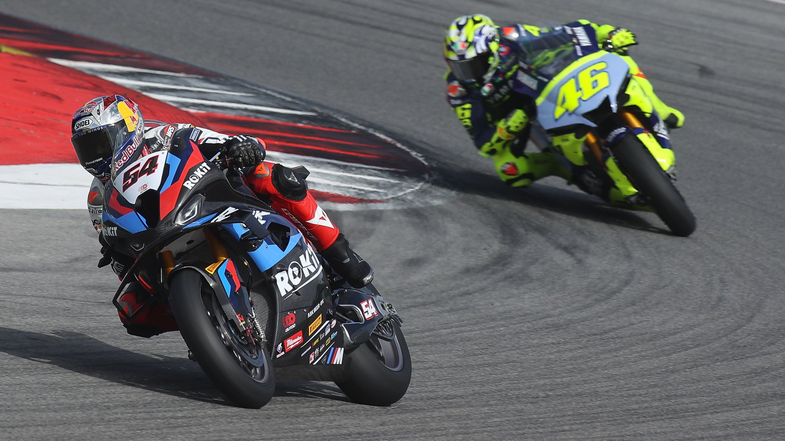 Toprak Razgatlioglu, Valentino Rossi, 2024 Portimao WorldSBK test. - WorldSBK